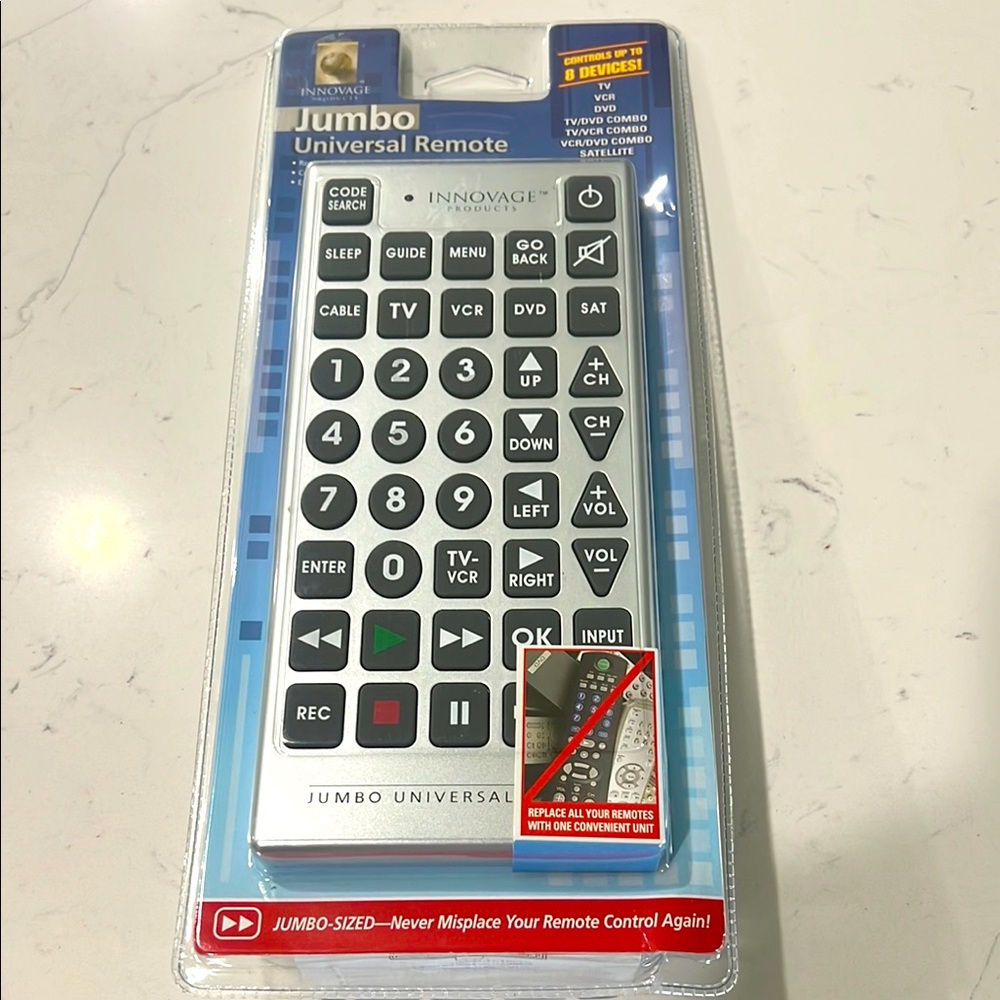 Innovage Jumbo Universal Remote- new, never opened